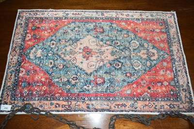 Lot 250 - A modern machine made prayer mat