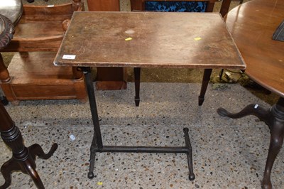 Lot 253 - A vintage metal framed over the bed table