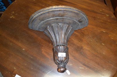 Lot 255 - A Victorian carved wall bracket