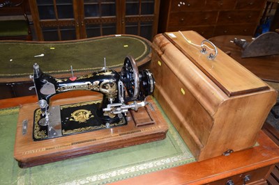 Lot 272 - A vintage Frister & Rossman sewing machine