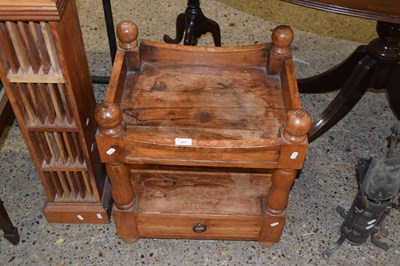 Lot 277 - A hardwood bedside table
