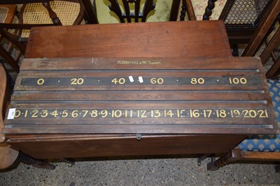 Lot 298 - A Burroughes & Watts, London snooker scorer...