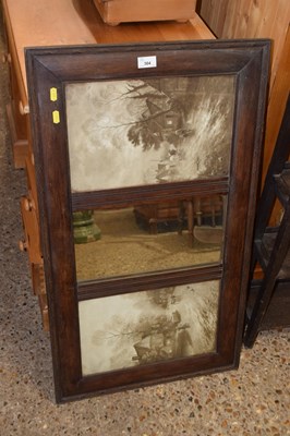 Lot 304 - A late 19th Century over mantel mirror with...
