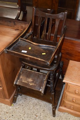 Lot 316 - Vintage metamorphic highchair