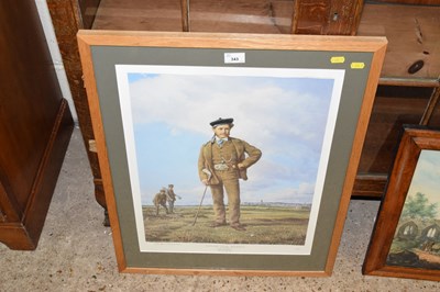 Lot 343 - Golfing Interest - Coloured print Young Tom...