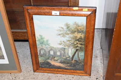 Lot 344 - An early 19th Century watercolour study Nettly...