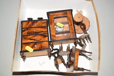 Lot 502 - A group of 20th Century dolls house furniture