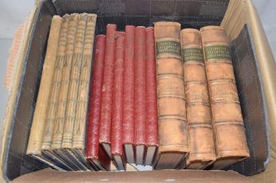 Lot 521 - Box of books to include Cassell's Illustrated...