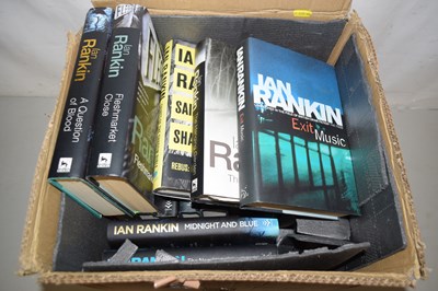Lot 531 - A box of Ian Rankin books