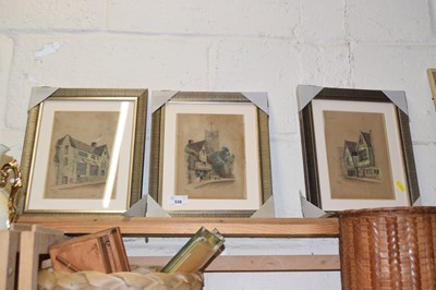 Lot 538 - Pococke, three views of Norwich scenes