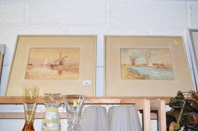 Lot 543 - William Leslie Rackham, two watercolour...