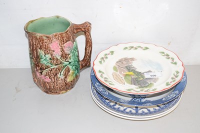 Lot 550 - Mixed Lot: Brown glazed jug together with...