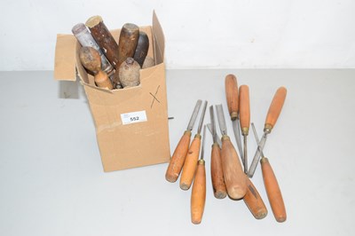 Lot 552 - Mixed Lot: Assorted chisels
