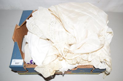 Lot 557 - Two vintage christening gowns