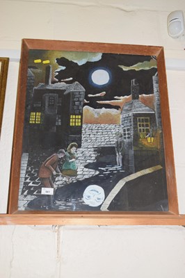 Lot 561 - Modern abstract picture Moonlit Stream