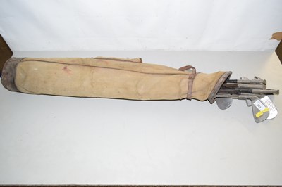 Lot 563 - Case of vintage golf clubs