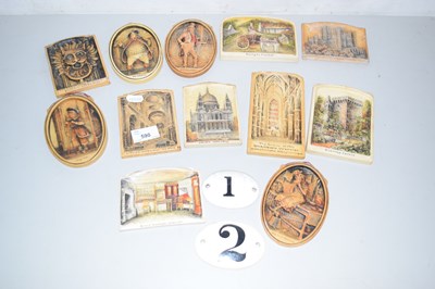Lot 590 - Mixed Lot: Various moulded wall plaques