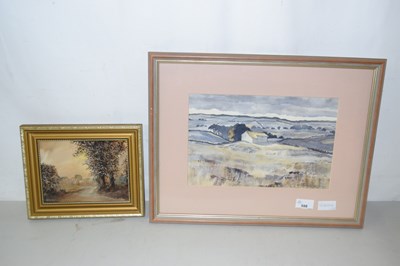 Lot 598 - James Allen, Stoke Holy Cross rural scene, oil...