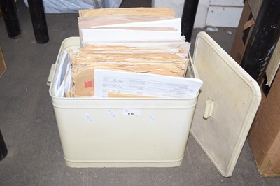 Lot 610 - A box of various camera instruction books
