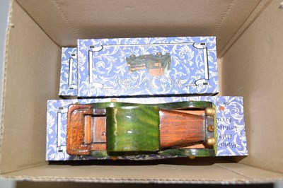Lot 629 - Group of four wooden car models