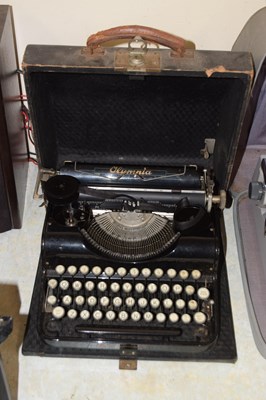 Lot 656 - An Olympia portable typewriter