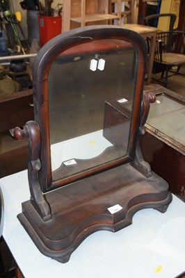 Lot 701 - A Victorian swing dressing table mirror