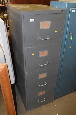 Lot 709 - Metal four drawer filing cabinet