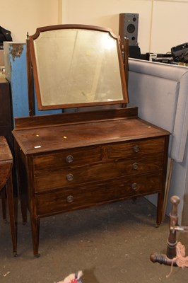 Lot 722 - A late Victorian four drawer dressing chest