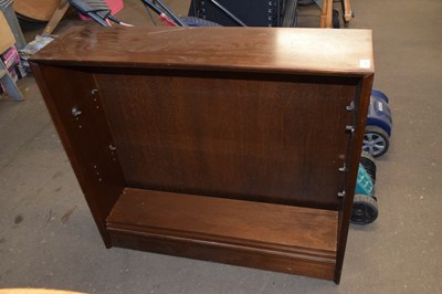 Lot 731 - A dark wood bookcase