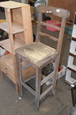 Lot 736 - A vintage highchair