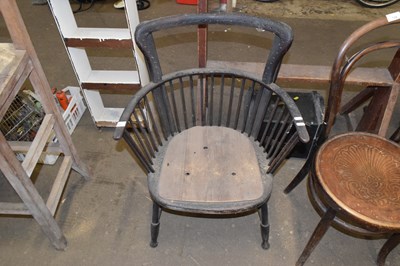 Lot 737 - A 19th Century stick back chair - for restoration