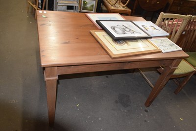 Lot 745 - Modern pine kitchen table