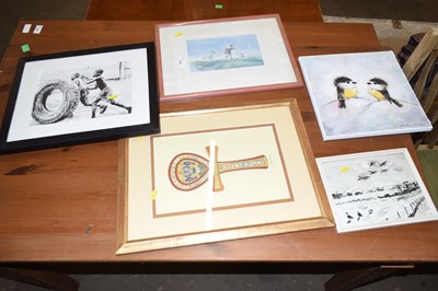 Lot 746 - Mixed Lot: Various 20th Century pictures