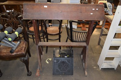 Lot 751 - A stained wooden saddle stand