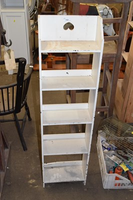 Lot 753 - A white painted bookcase