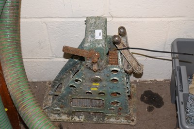Lot 766 - A vintage hand driven WW2 aircraft winch