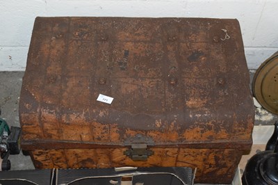 Lot 771 - A metal trunk