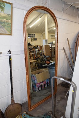 Lot 776 - A large bamboo framed mirror
