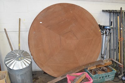 Lot 781 - Two large circular table tops