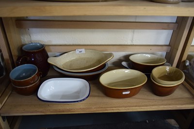 Lot 507 - QUANTITY OF CERAMIC DISHES ETC