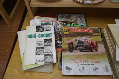 Lot 541 - QUANTITY OF VINTAGE MOTOR CAR MANUALS,...