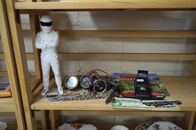 Lot 544 - TOP GEAR MODEL OF A RACING DRIVER AND RACING...