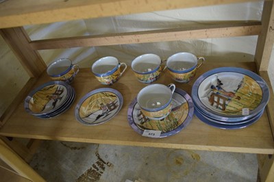 Lot 573 - JAPANESE PORCELAIN TEA SET