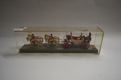 Lot 55 - CORGI PERSPEX CASED MODEL OF THE STATE COACH...