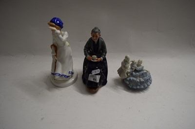 Lot 61 - ROYAL DOULTON FIGURE 'THE CUP OF TEA', 'LITTLE...