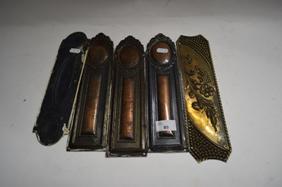 Lot 89 - FIVE DOOR FINGER PLATES