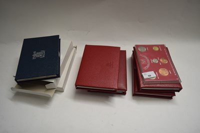 Lot 99 - COLLECTION OF BRITISH PROOF COINAGE IN CASES,...