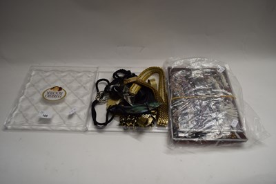 Lot 108 - TWO BOXES MIXED COSTUME JEWELLERY
