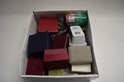 Lot 109 - BOX VARIOUS COSTUME JEWELLERY