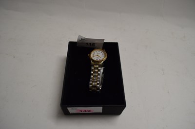 Lot 115 - ROTARY LADIES WRIST WATCH WITH QUARTZ MOVEMENT...
